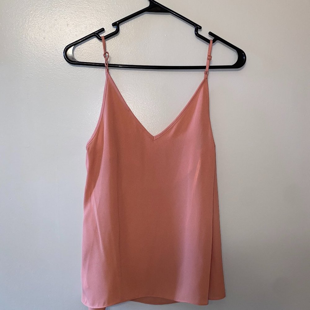 Chiffon V-Neck Tank Top